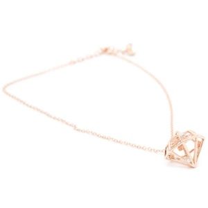 Ted Baker Gem Frame Crystal Necklace